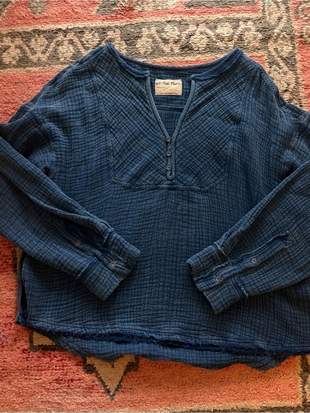 Free People We The Free Easy Sunday Pullover - Picture 3 of 7